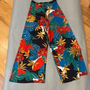 ALICE & OLIVIA Floral Wide-Leg Pants